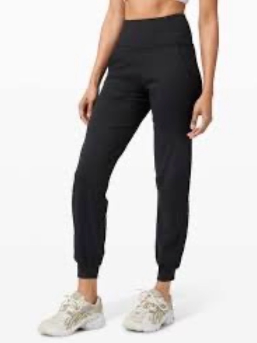 Lululemon Align High Rise Jogger 28” Black Size 4 Nulu Yoga Athletic Pants